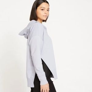 NWT Universal Standard French Terry polo hoodie lavender small 14 / 16